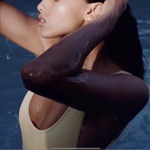 NWT Zara vanilla color one peace swimsuit